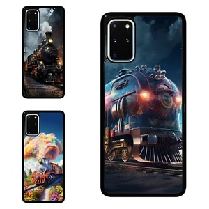 Pokrowiec przeciw zarysowaniom do Apple iPhone Motorola Samsung Galaxy fantasy pociągi parowe - Zdjęcie 1 z 25