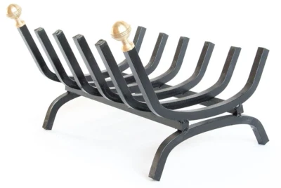 BRUCIALEGNA PESANTE CRUCCOLINI varie misure in ferro e ottone - per camino - Immagine 1 di 4