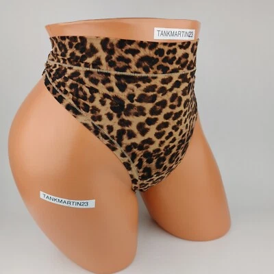 Tanga Lane Bryant Cacique Comfort Bliss 22/24 Plus Panty Marrón Estampado Animal Foto 1 de 4