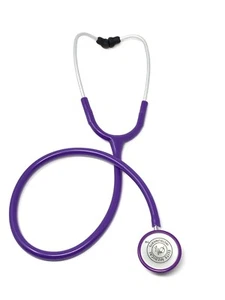 Light Weight Clinical Medical Cardiology Stethoscope Perfect for Nurses - Purple - Picture 1 of 3
