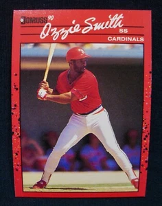 Carta Baseball OZZIE SMITH~Donruss 1990 #201-come nuova (confezione appena aperta) - Foto 1 di 7