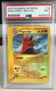 Magcargo Skyridge Reverse Holo 18/144 PSA 9 Mint Pokémon 2003 - Picture 1 of 7