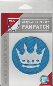 Charlotte Football Club Crown Soccer Patch 3" Sew Iron Official MLS Futball - Picture 1 of 1
