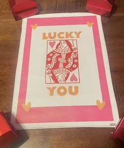 Canvas Poster 12 1/2” X 8 3/4” Lucky You (inspirational) - Picture 1 of 1