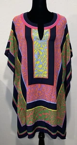 Trina Turk Silk Theodora Caftan Dress M/L - Picture 1 of 12