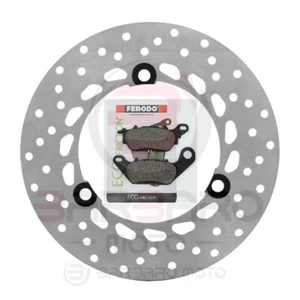 Rear Brake Disc + Pads Ferodo Yamaha N-Max Nmax 125 155 2021 2022 2023 - Picture 1 of 3
