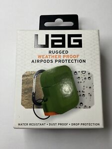 UAG - Case for Apple AirPods for 1st and 2nd Gen - Olive Drab/Orange