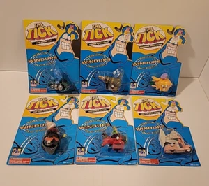 Juego completo de 6 figuras de acción Bandai The Tick Wacky Windups Fox Kids 1995 - Imagen 1 de 5