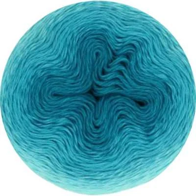 Scheepjes Yarns ::Whirl #559:: cotton blend Turquoise Turntable - Ombré - Image 1 of 4