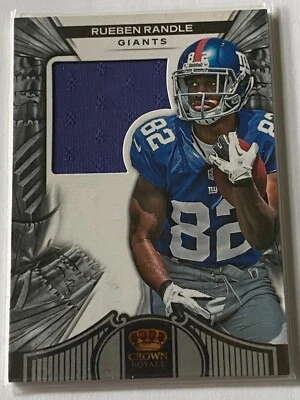 2012 Crown Royale Retail #279 Reuben Randle RC Jersey Card #276/299 Giants - Image 1 of 2