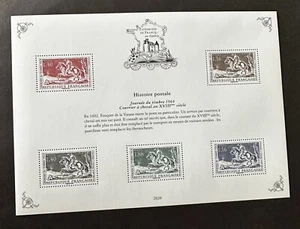 FRANCE 2020 STAMP ON STAMP DAY HISTORY STAMPS ON STAMPS PROOF PATRIMOINE 18498 - Picture 1 of 1