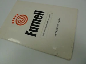 Farnell ESG2 Siginal Generator Instruction Book Sine Square Wave Oscillator - Picture 1 of 12