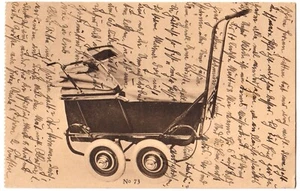 Benelux KINDERWAGEN / CABRIOLET Design * Reklame-AK um 1930 - Bild 1 von 2