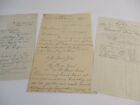 1889 -1890 DOCUMENTS 3 SET COLLECTIBLES