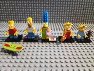 lego simpsons minifigures series 1 Family set Homer, Bart, Lisa, Maggie Margie - Picture 1 of 3