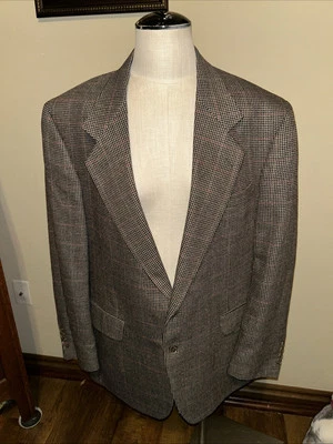 Corbin For Dillards Blazer Sport coat Jacket 44R Multi Black Brown EUC (A22) - Image 1 of 4