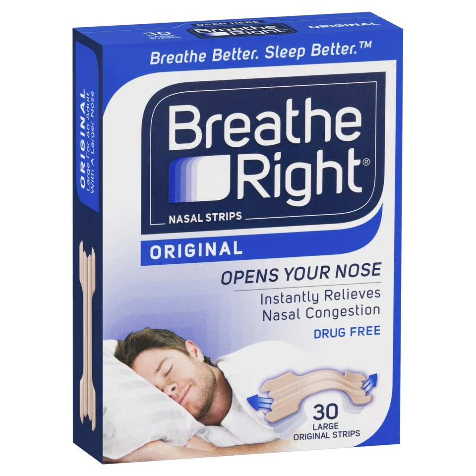 BREATHE RIGHT STRIPS TAN LGE 30PK - image 1 of 1