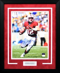 ANDREW LUCK AUTOGRAPHED STANFORD CARDINAL 11x14 FRAMED PHOTO JSA - Picture 1 of 1