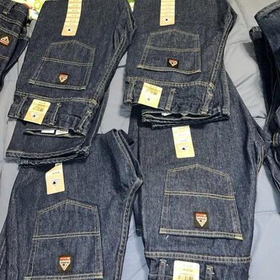 Juego de 4 pantalones de mezclilla Bulwark FR para hombre 34X30 resistentes al fuego Foto 1 de 2