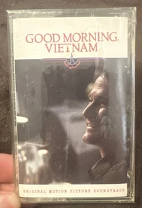 Good Morning Vietnam Soundtrack Cassette SEALED A&M VTG  - Picture 1 of 3