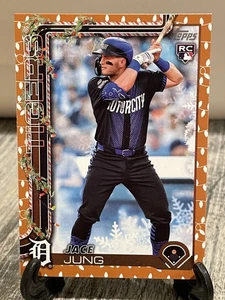 Luces navideñas Jace Jung RC 2025 Topps Holiday H136 Detroit Tigers - Imagen 1 de 2