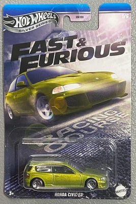 Hot Wheels Sliver Series Fast & Furious Racing Course #1/5 Honda Civic EG 2025 Foto 1 de 4