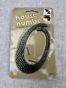 De Colección Wessel Hardware Martillado Die Cast Negro Casa Número #0 Nuevo de Lote Antiguo Ver Notas - Imagen 1 de 3