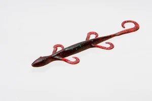 Zoom Fishing Lures 033021 Magnum Lizard 8 Inch Fishing Lure 9 Per Package Red - Picture 1 of 1
