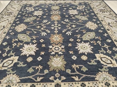 8x10 Turkish Modern Oushak Hand Knotted Rug Bed Room Office Living Room Bedroom. - Image 1 of 4
