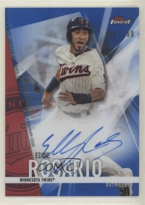 2017 Topps Finest Auto Blue Refractor /150 Eddie Rosario #FA-ER Auto - Image 1 of 2