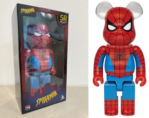 Medicom x Marvel - Spider-Man 400 % Bearbrick Be@rbrick Figur - Bild 1 von 4