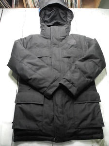 THE NORTH FACE MCMURDO 550 DOWN PARKA MENS JACKET Black RARE NF00CQL4 Size S P - Picture 1 of 15
