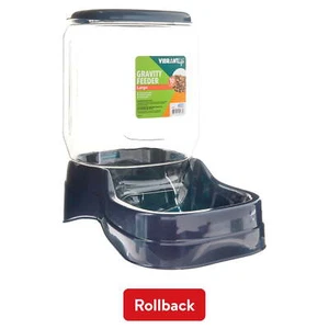 Gravity Pet Feeder, Blue, Large for Dogs and Cats, 10 Pound Capacity - Picture 1 of 6