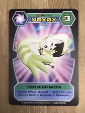 Terriermon DT-90 Rookie D-Tector  Series 3 Card  Digimon Bandai 2002 DMG