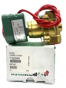 New ASCO 8210B026 Solenoid Valve, 3/4" NPT 120AC - Picture 1 of 3
