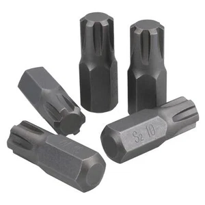 M10 Male Short (30mm) Ribe Bit 5 Pack With 10mm Hex End S2 Steel Bergen - Picture 1 of 6