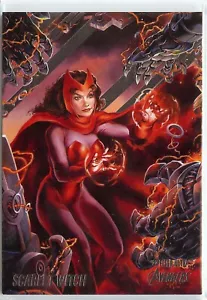 2022 Fleer Ultra Marvel Avengers Tarjeta Base #61 Bruja Escarlata - Imagen 1 de 2