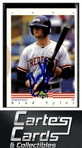 Brad Tyler 1992 Classic Best #109  Frederick Keys TTM/IP Signed Autographed