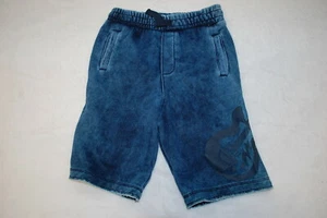 Boys BLUE STONEWASHED SWEAT SHORTS Casual ELECTRIC GUITAR Pockets 4 5 6 7 8 10 - Picture 1 of 2