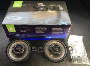JL AUDIO C2-350X 3.5" 2 Way Car Speakers Silk Soft Dome tweeters C2350 Coaxial - Picture 1 of 5