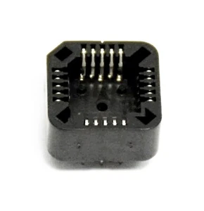 5pc PLCC SMT SMD IC Socket 20P pitch 1.27mm Tin plated * Black RoHS * DIP Pin - Picture 1 of 5