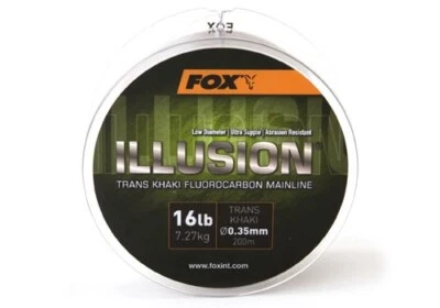 Fox Illusion Fluorocarbon Mainline - Carp Fishing Reel Line 200 Meter Spool - Image 1 of 3