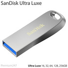 NEW SanDisk Ultra Lux USB 3.1 16GB 32GB 64GB  Flash Drive Memory Stick 150MBs UK