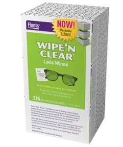Flent's Wipe 'n Clear Lens Wipe, 225 Soft-Quilted Lens Wipes - Picture 1 of 1