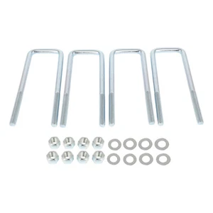 Leaf Springs 2.5" Wide 8.75" Long Square U-Bolts For 1988-2019 Chevy Silverado - Picture 1 of 9