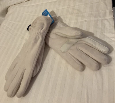 Isotoner Mujer Marfil Polar Forrado Guantes Felpa Inteligente Dri Funciona con Pantalla Táctil Foto 1 de 4