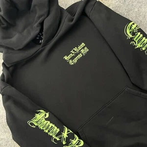 SUPER RARE Cypress Hill x Born Raised Black Sweatshirt Hoodie Pockets Medium - Picture 1 of 11