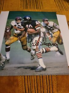 Gale Sayers 8x10 color Nfl Photos Autographed. Real Or replica ?  New