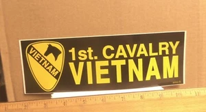 US Army - 1st Cavalry Vietnam Bumper Sticker - Picture 1 of 4