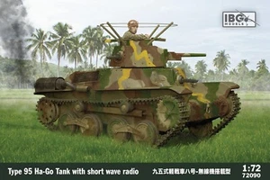 IBG Models 1/72 Tipo 95 Ha-Go de Japón Luz Tanque Comando Con Corta Wave Radio - Picture 1 of 1